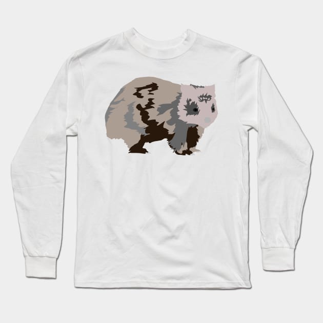 Common Wombat Long Sleeve T-Shirt by stargatedalek